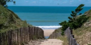 Entrée de plage