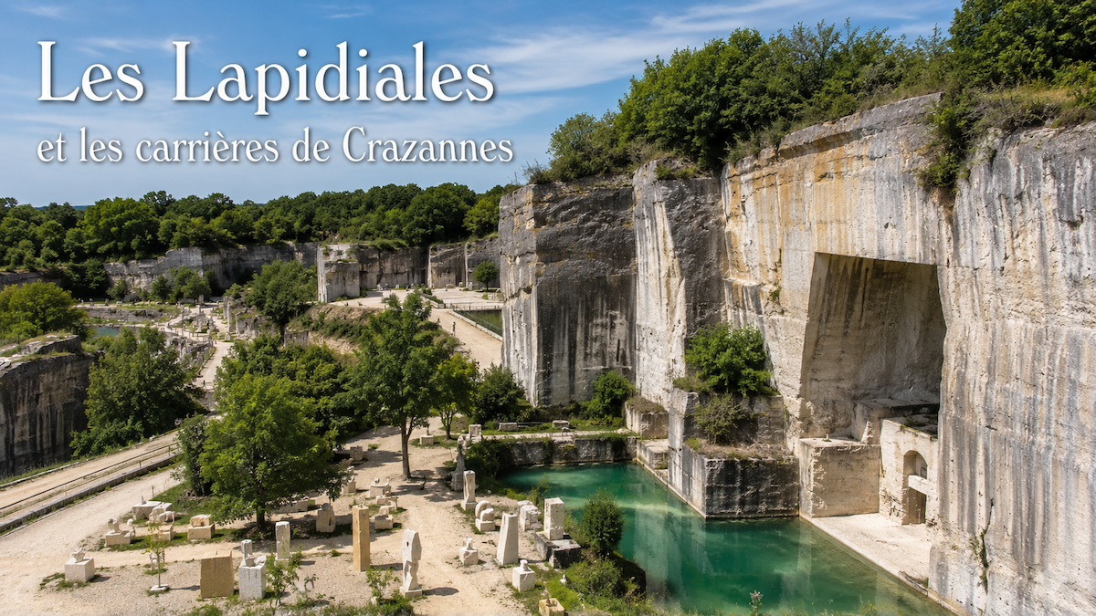 Les Lapidiales et Crazannes depuis Rochefort — musée à ciel ouvert
