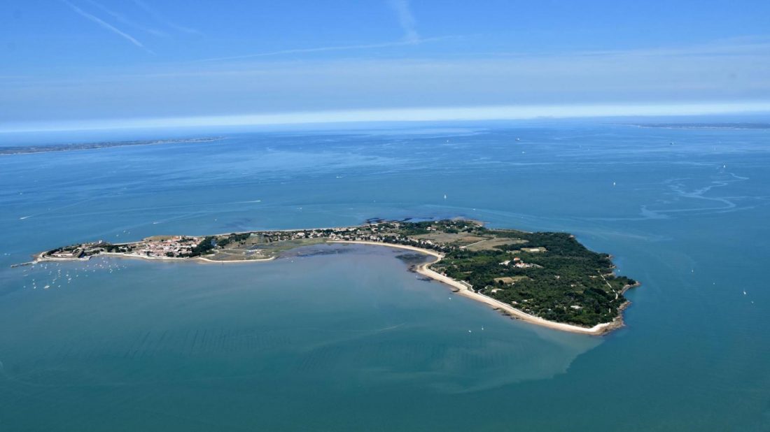 l'ile d'Aix vue du ciel