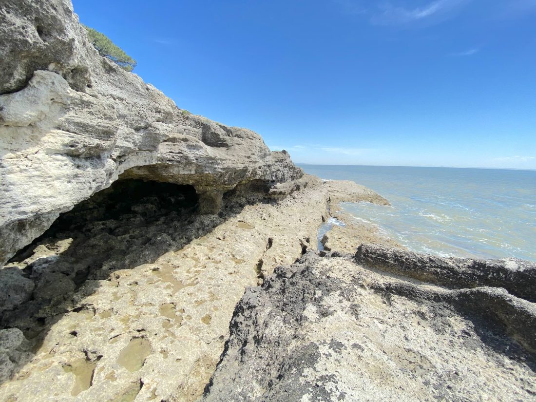 Balade sur les rochers, plage du Platin à St Palais